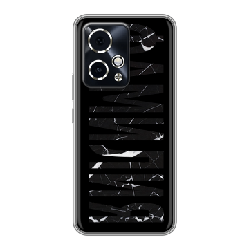 Силиконовый чехол на Honor 90 GT с принтом ФАМИЛИЯ