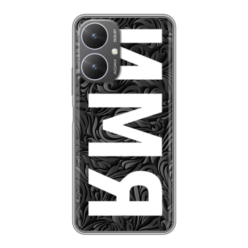 Силиконовый чехол на Xiaomi Redmi 13R 5G с принтом ИМЯ