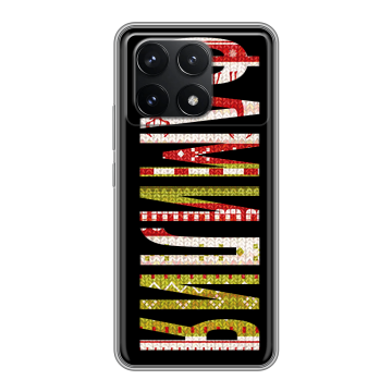 Силиконовый чехол на Xiaomi Redmi K70 5G с принтом ФАМИЛИЯ