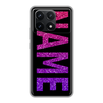 Силиконовый чехол на Xiaomi Redmi K70 Pro 5G с принтом NAME