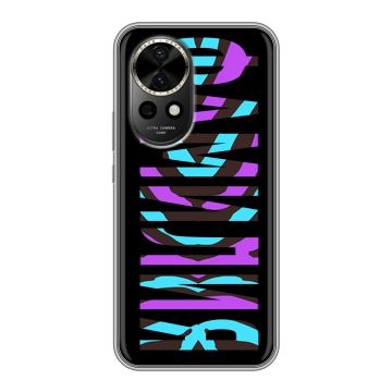 Силиконовый чехол на Huawei Nova 12 с принтом ФАМИЛИЯ