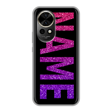 Силиконовый чехол на Huawei Nova 12 с принтом NAME