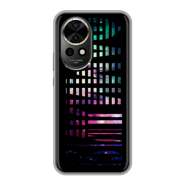 Силиконовый чехол на Huawei Nova 12 с принтом ФАМИЛИЯ