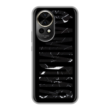 Силиконовый чехол на Huawei Nova 12 с принтом ФАМИЛИЯ