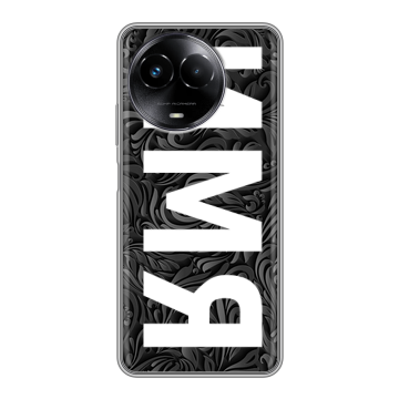 Силиконовый чехол на Realme Narzo 60x 5G с принтом ИМЯ