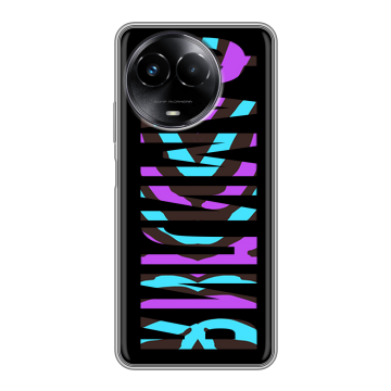 Силиконовый чехол на Realme Narzo 60x 5G с принтом ФАМИЛИЯ