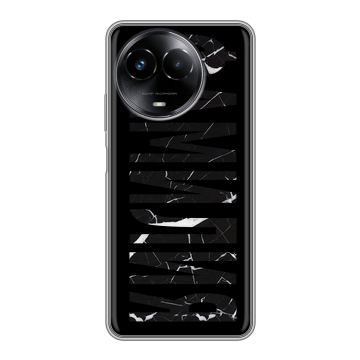Силиконовый чехол на Realme Narzo 60x 5G с принтом ФАМИЛИЯ