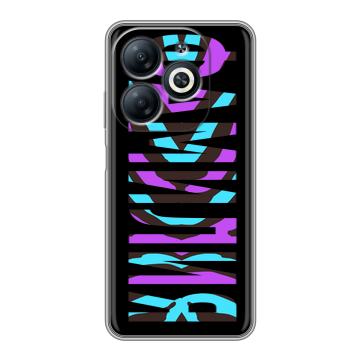 Силиконовый чехол на Infinix Smart 8 Pro с принтом ФАМИЛИЯ