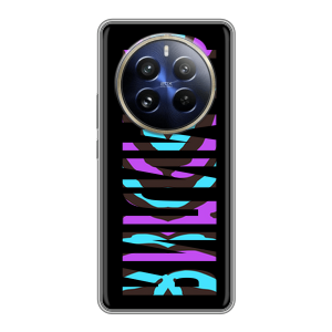 Силиконовый чехол на Realme 12 Pro Plus с принтом ФАМИЛИЯ