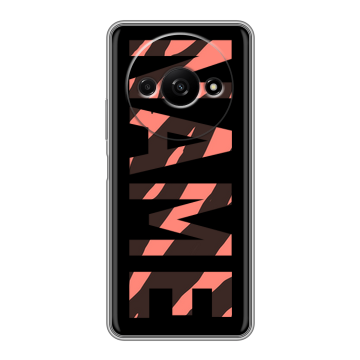 Силиконовый чехол на Xiaomi RedMi A3 с принтом NAME