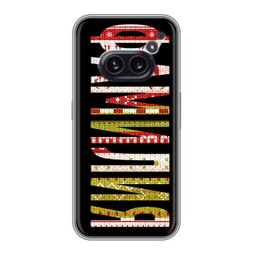 Силиконовый чехол на Nothing Phone (2a) с принтом ФАМИЛИЯ