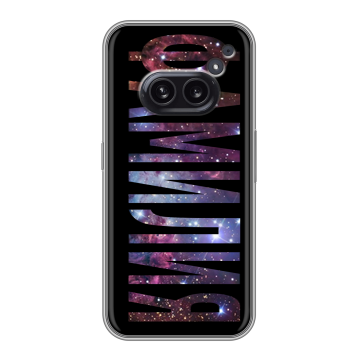 Силиконовый чехол на Nothing Phone (2a) с принтом ФАМИЛИЯ