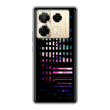 Силиконовый чехол на Infinix Note 40 Pro 5G с принтом ФАМИЛИЯ