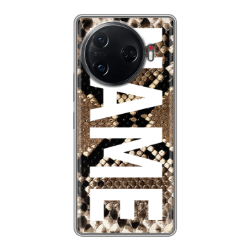 Силиконовый чехол на Tecno Camon 30 Pro 5G с принтом NAME