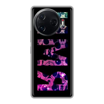Силиконовый чехол на Tecno Camon 30 Pro 5G с принтом ИМЯ