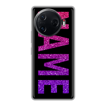 Силиконовый чехол на Tecno Camon 30 Pro 5G с принтом NAME