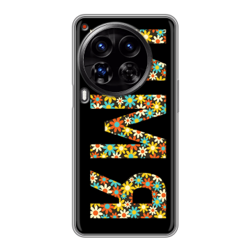 Силиконовый чехол на Tecno Camon 30 Premier 5G с принтом ИМЯ