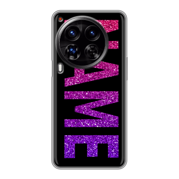 Силиконовый чехол на Tecno Camon 30 Premier 5G с принтом NAME