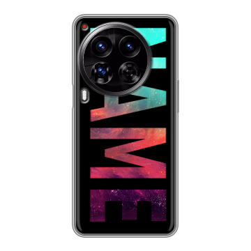 Силиконовый чехол на Tecno Camon 30 Premier 5G с принтом NAME