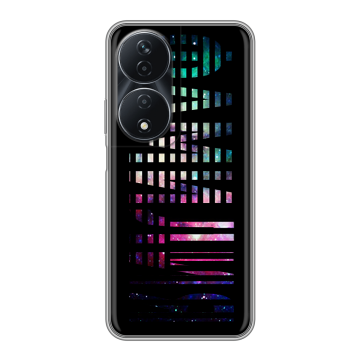 Силиконовый чехол на Honor 90 Smart с принтом ФАМИЛИЯ