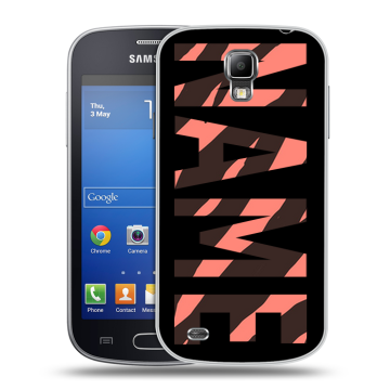 Пластиковый чехол на Samsung Galaxy S4 Active с принтом NAME