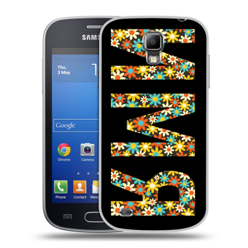 Пластиковый чехол на Samsung Galaxy S4 Active с принтом ИМЯ