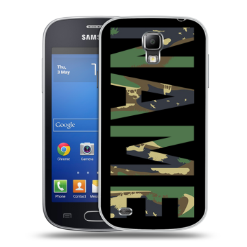 Пластиковый чехол на Samsung Galaxy S4 Active с принтом NAME