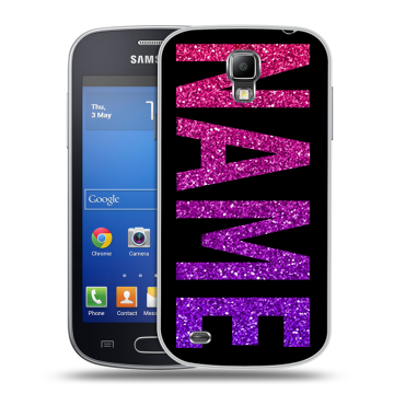 Пластиковый чехол на Samsung Galaxy S4 Active с принтом NAME