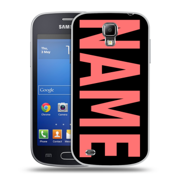 Пластиковый чехол на Samsung Galaxy S4 Active с принтом NAME