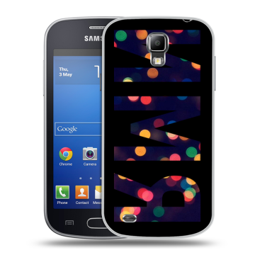 Пластиковый чехол на Samsung Galaxy S4 Active с принтом ИМЯ