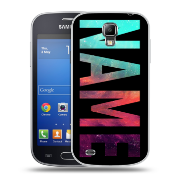 Пластиковый чехол на Samsung Galaxy S4 Active с принтом NAME