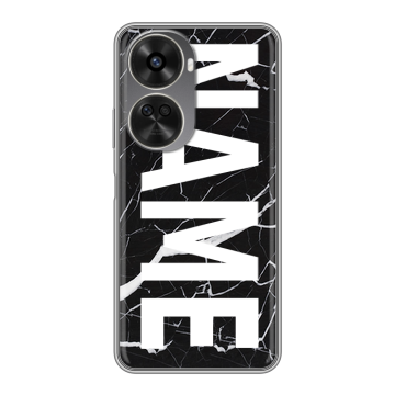 Силиконовый чехол на Huawei Nova 12SE с принтом NAME