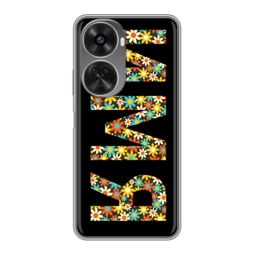Силиконовый чехол на Huawei Nova 12SE с принтом ИМЯ