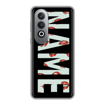 Силиконовый чехол на Oneplusnordce4 с принтом NAME