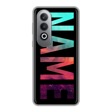 Силиконовый чехол на Oneplusnordce4 с принтом NAME
