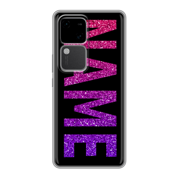 Силиконовый чехол на Vivo S18 с принтом NAME