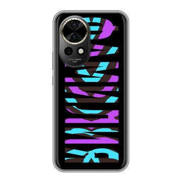 Силиконовый чехол на Huawei Nova 12 Pro с принтом ФАМИЛИЯ