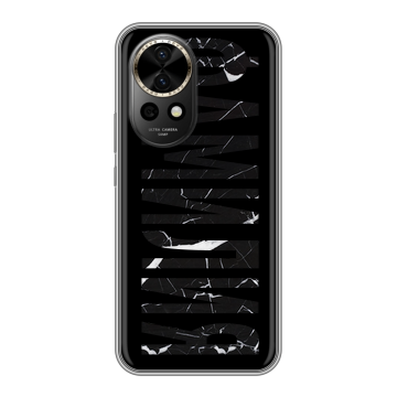 Силиконовый чехол на Huawei Nova 12 Pro с принтом ФАМИЛИЯ