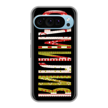 Силиконовый чехол на Google Pixel 9 с принтом ФАМИЛИЯ