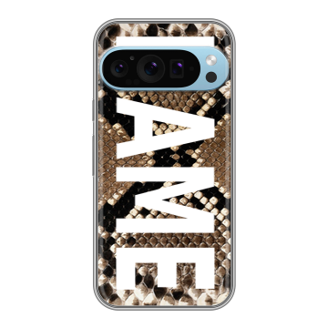 Силиконовый чехол на Google Pixel 9 Pro с принтом NAME