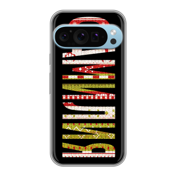 Силиконовый чехол на Google Pixel 9 Pro с принтом ФАМИЛИЯ
