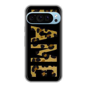 Силиконовый чехол на Google Pixel 9 Pro с принтом NAME