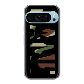 Силиконовый чехол на Google Pixel 9 Pro с принтом NAME