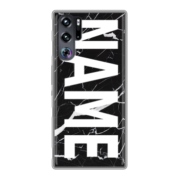Силиконовый чехол на ZTE Nubia Red Magic 9 Pro с принтом NAME