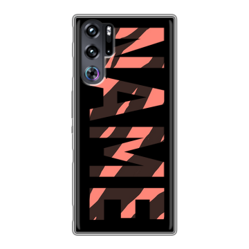 Силиконовый чехол на ZTE Nubia Red Magic 9 Pro с принтом NAME