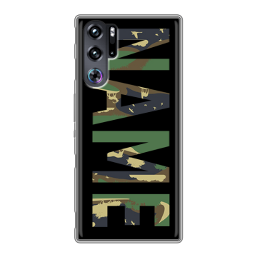 Силиконовый чехол на ZTE Nubia Red Magic 9 Pro с принтом NAME
