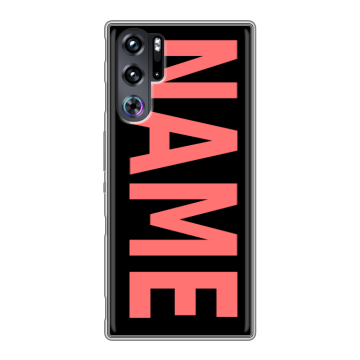 Силиконовый чехол на ZTE Nubia Red Magic 9 Pro с принтом NAME