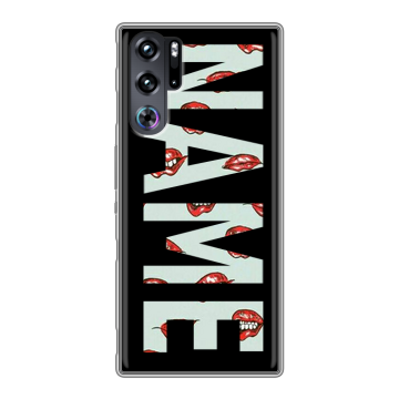 Силиконовый чехол на ZTE Nubia Red Magic 9 Pro с принтом NAME