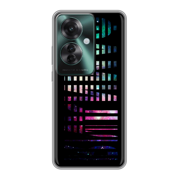 Силиконовый чехол на Oppo Reno 11F с принтом ФАМИЛИЯ