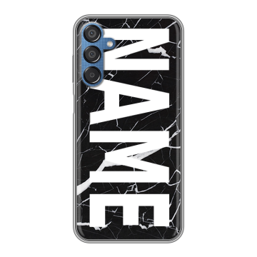 Силиконовый чехол на Samsung Galaxy M15 5G с принтом NAME
